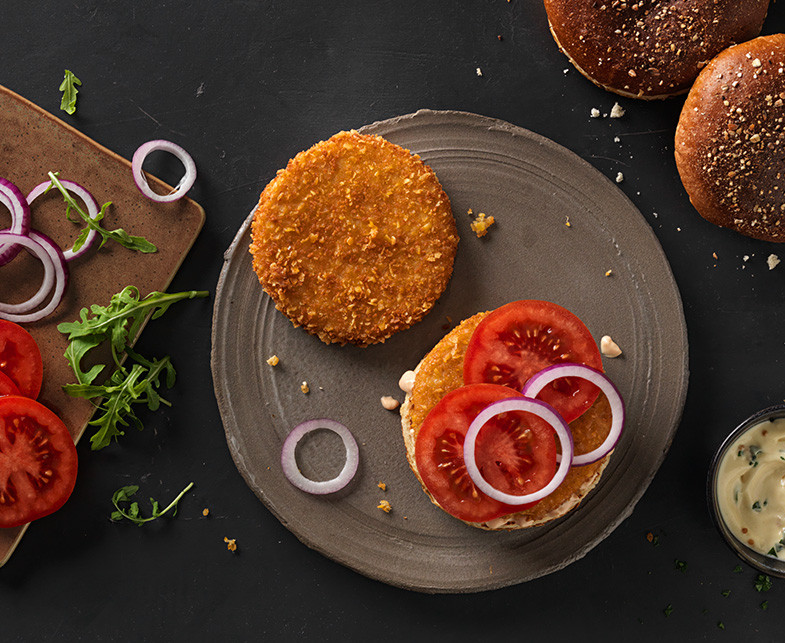The Green Mountain Plant-based Crispy Burger